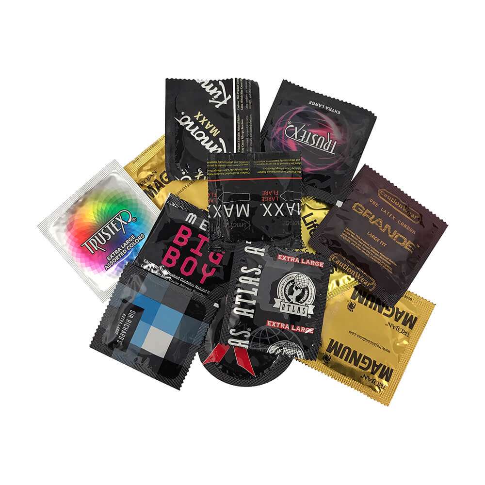 Larger Condom Variety Pack Condom Corner 9322